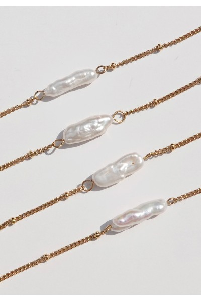 Keshi Pearl Bracelet