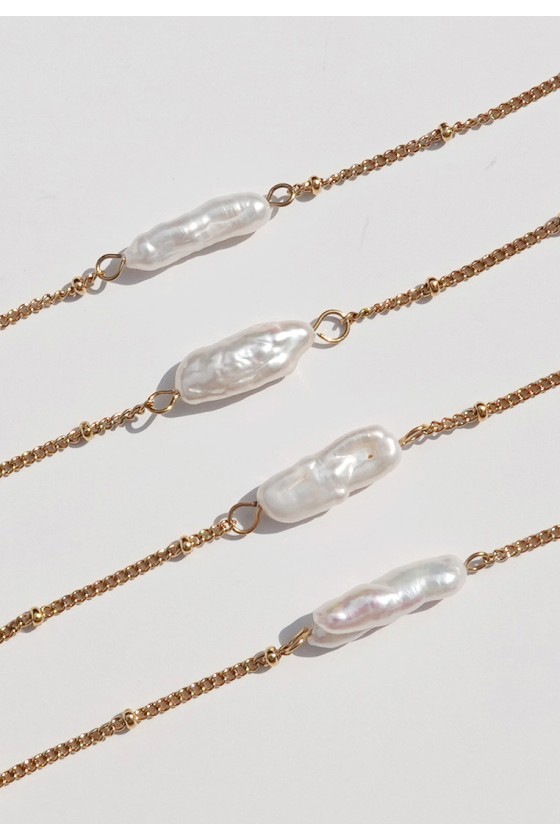 Keshi Pearl Bracelet