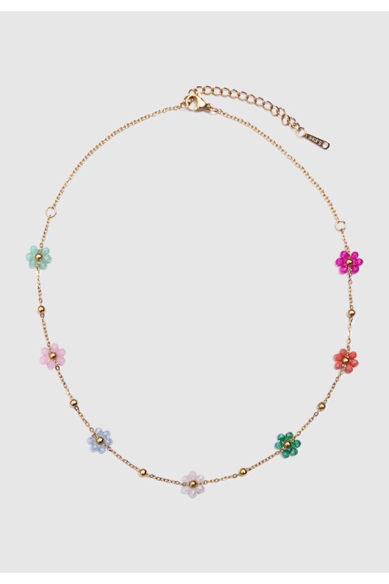 Flower Bloom Choker Necklace