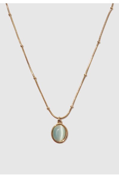 Cat's Eye Pendant Necklace