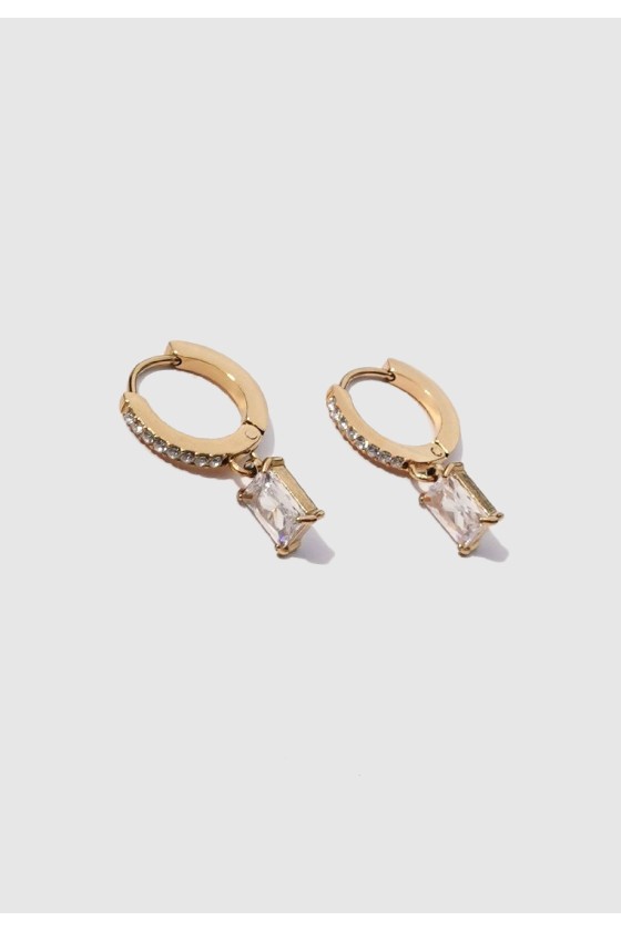 Teigen Huggie Hoop Earrings