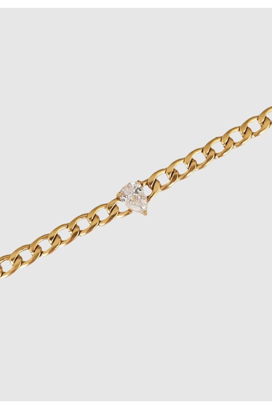 Akio Teardrop Chain Bracelet