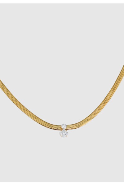 Gilded Serpentine Chain Necklace