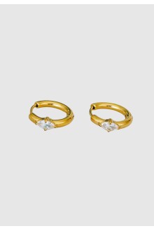 Stella Marquise Hoop Earrings