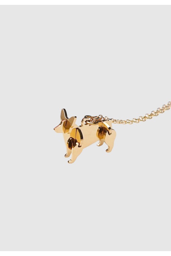 Origami Corgi Necklace
