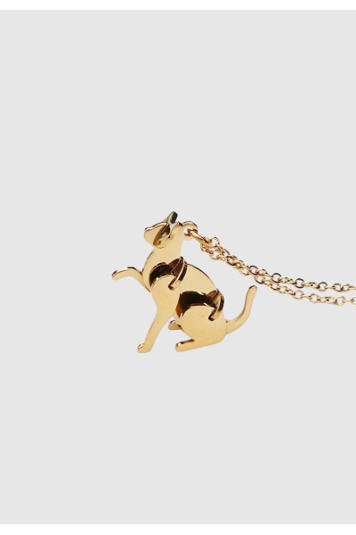 Origami Cat Necklace 