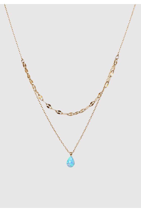 Lumi Opal Layered Necklace