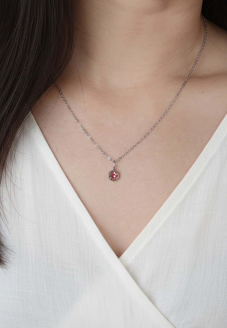 Solitaire Birthstone Necklace Solitaire Birthstone Necklace