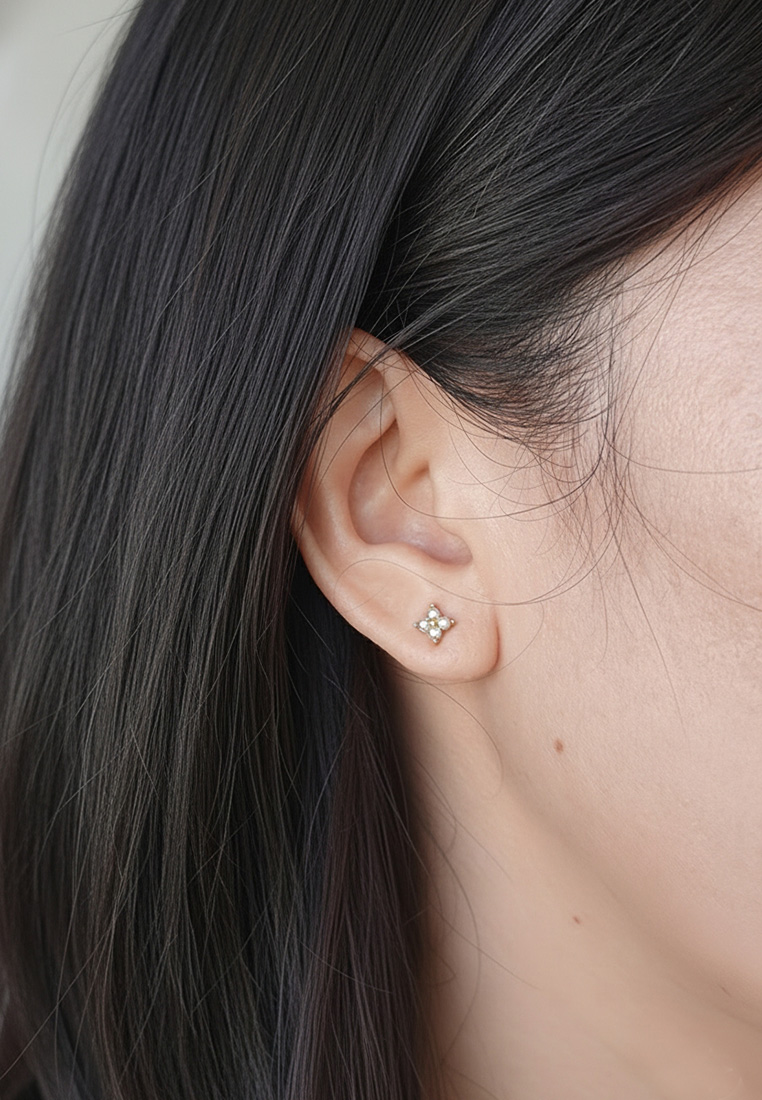 Fleur Mini Stud Earrings Fleur Mini Stud Earrings