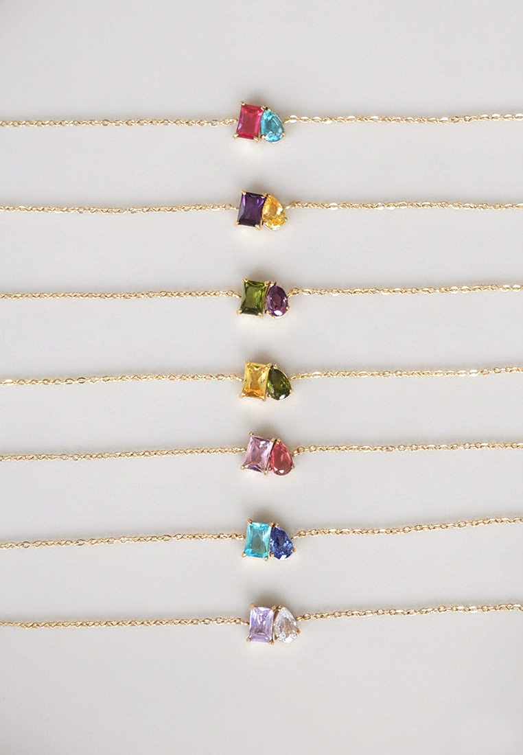 Toi et Moi Birthstone Bracelet Toi et Moi Birthstone Bracelet