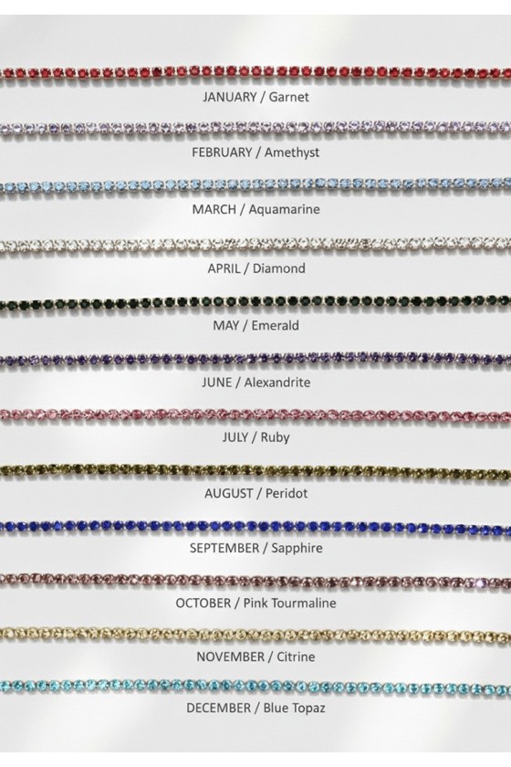 Birthstone Tennis Bracelet