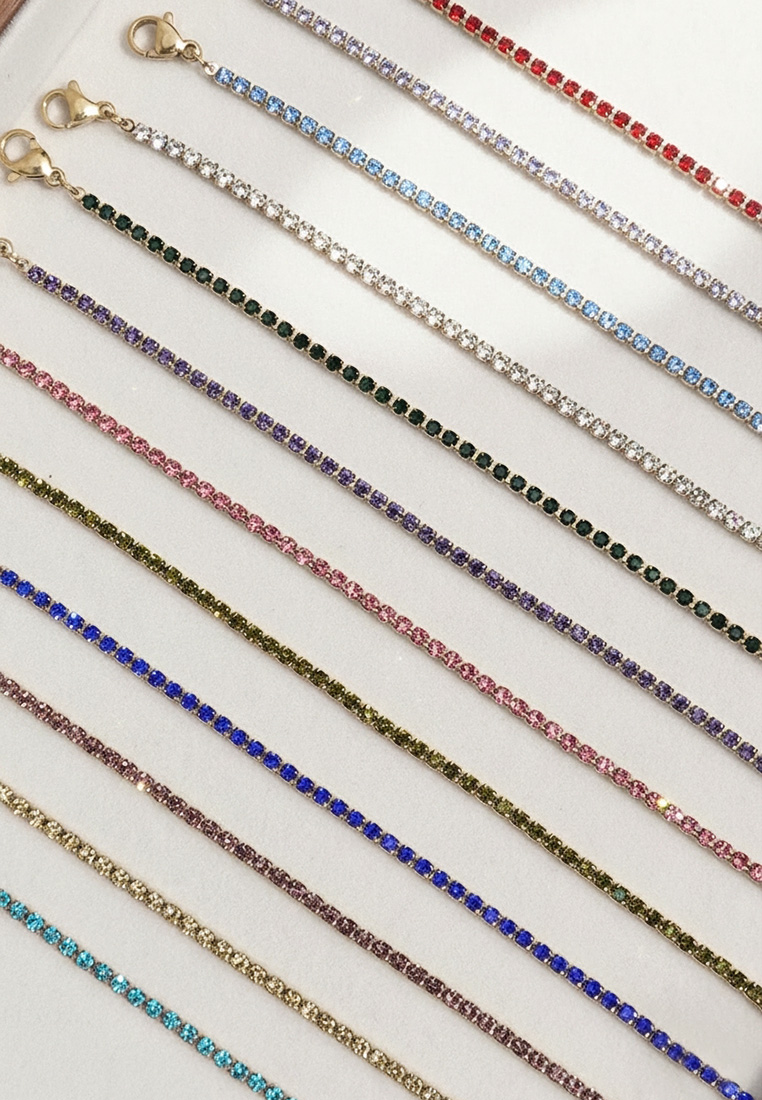 Birthstone Tennis Bracelet Birthstone Tennis Bracelet