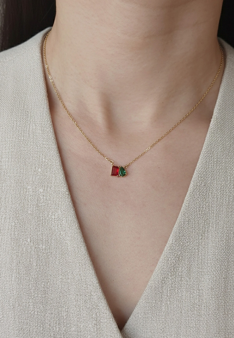 Toi et Moi Birthstone Necklace Toi et Moi Birthstone Necklace