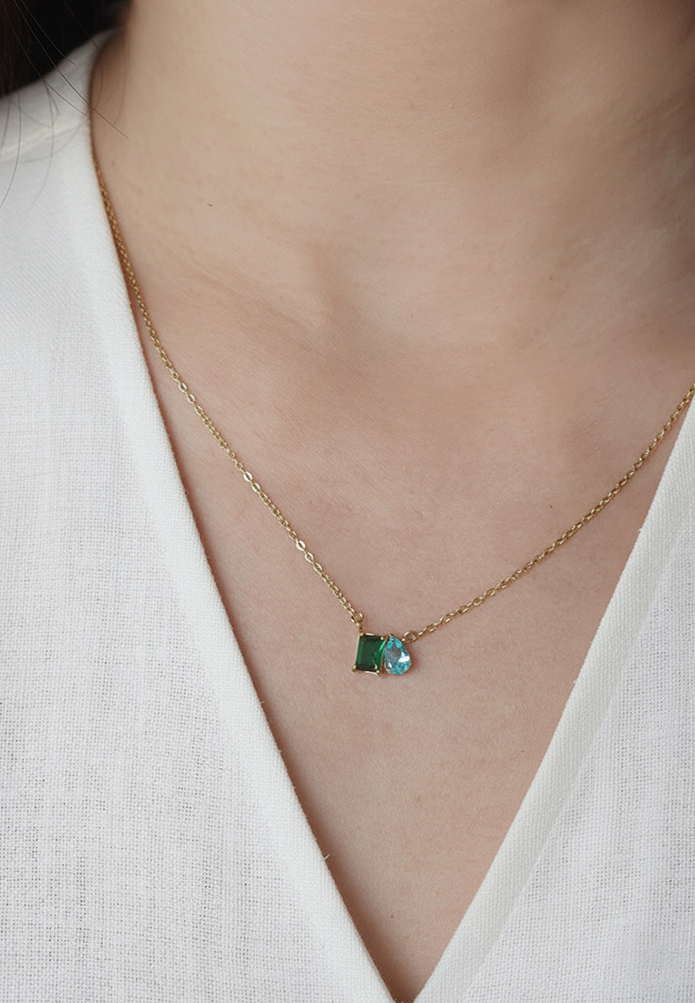 Toi et Moi Birthstone Necklace Toi et Moi Birthstone Necklace