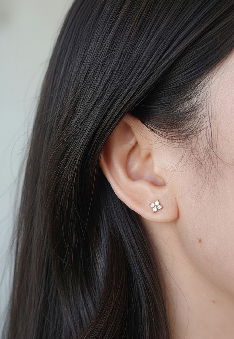 Fleur Mini Stud Earrings Fleur Mini Stud Earrings
