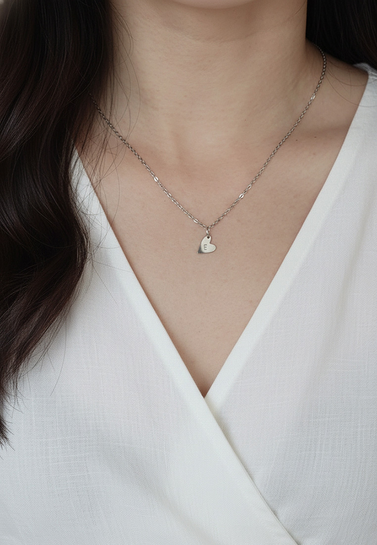 Yours Truly Initial Heart Necklace Yours Truly Initial Heart Necklace