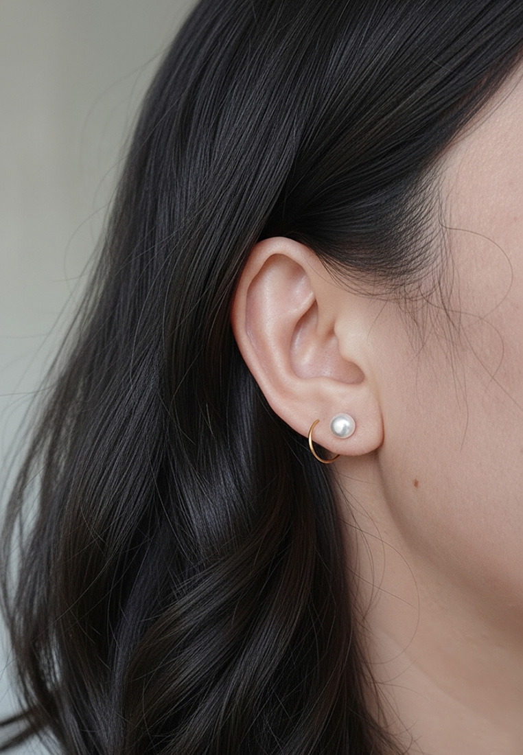 Pearl Whisper Spiral Earrings Pearl Whisper Spiral Earrings