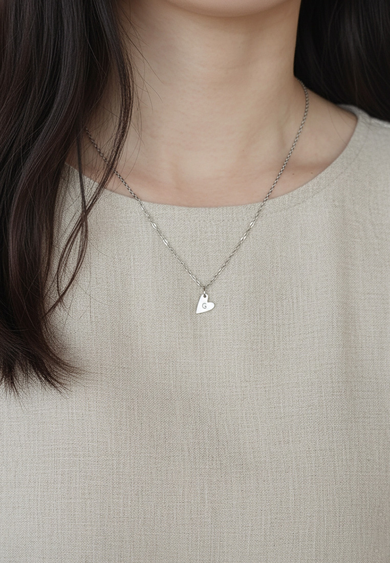 Yours Truly Initial Heart Necklace Yours Truly Initial Heart Necklace