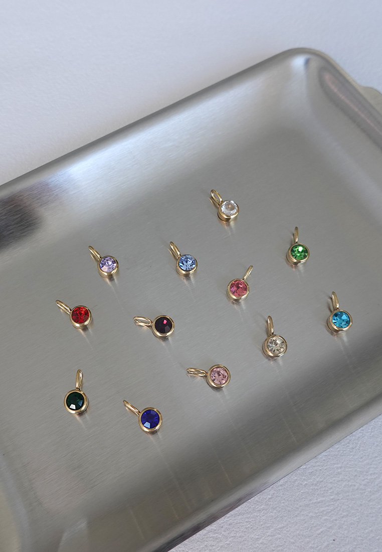 Solitaire Birthstone Necklace Solitaire Birthstone Necklace