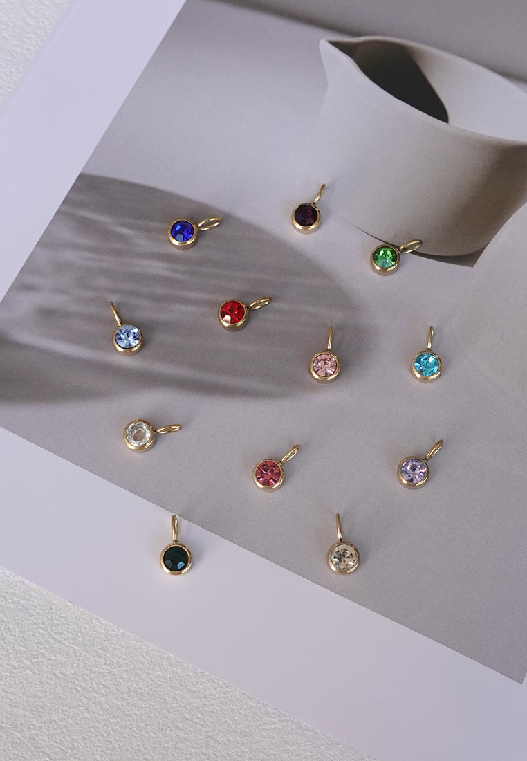 Solitaire Birthstone Necklace Solitaire Birthstone Necklace