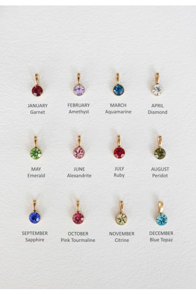 Tiny Treasure Birthstone Necklace