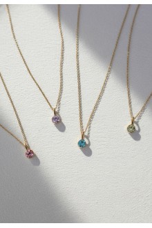 Tiny Treasure Birthstone Necklace