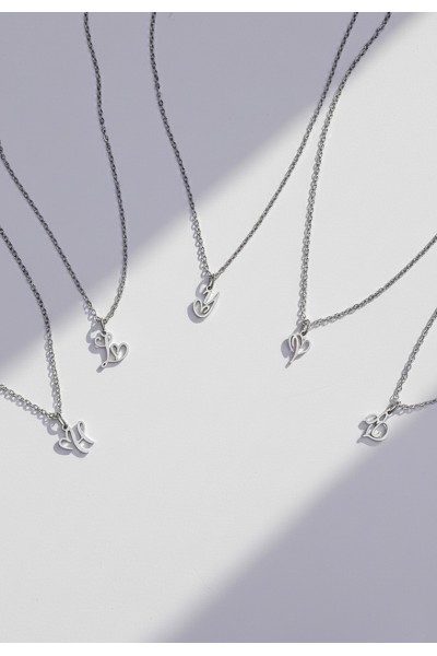 Initial Heart Necklace
