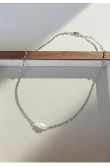 The Duet Pearl Chain Necklace