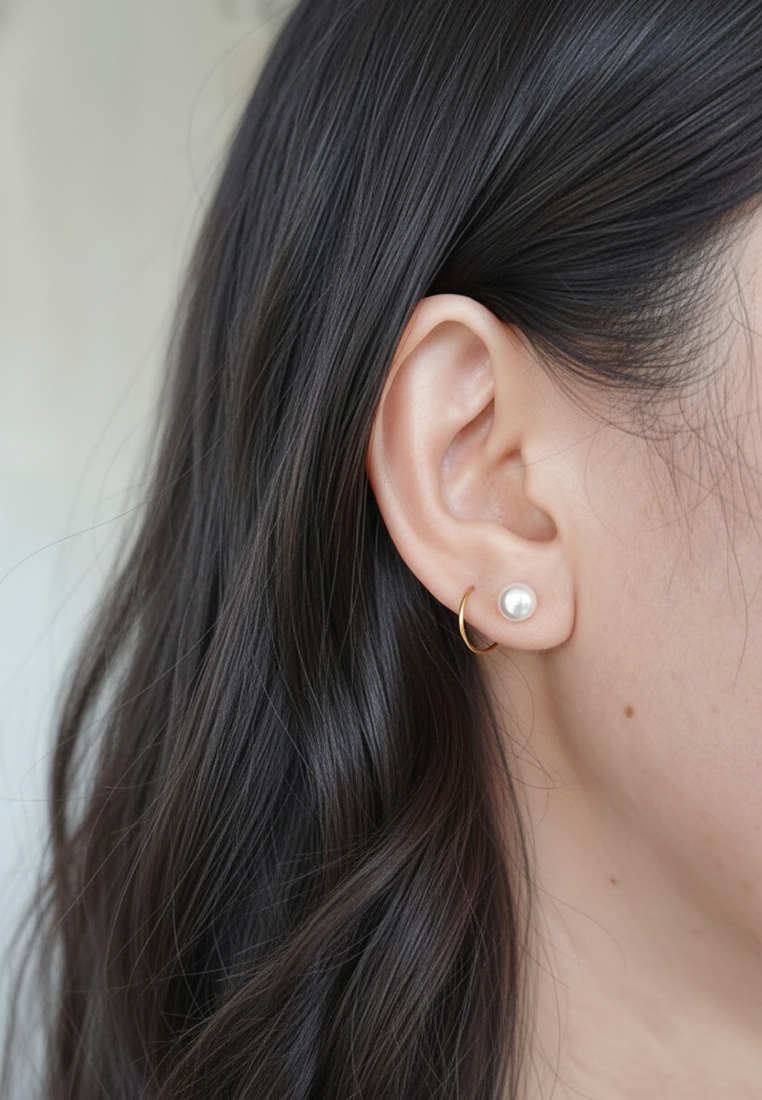 Pearl Whisper Spiral Earrings Pearl Whisper Spiral Earrings