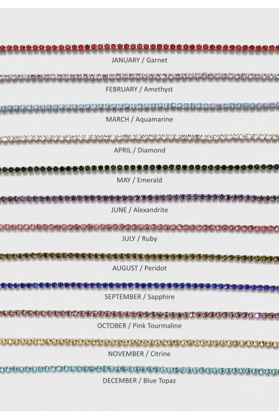 Birthstone Tennis Bracelet