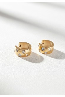 Constellation Huggie Hoops