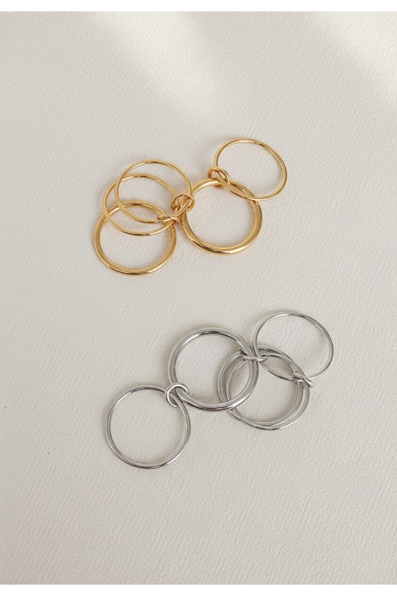 5 x Interlocking Ring