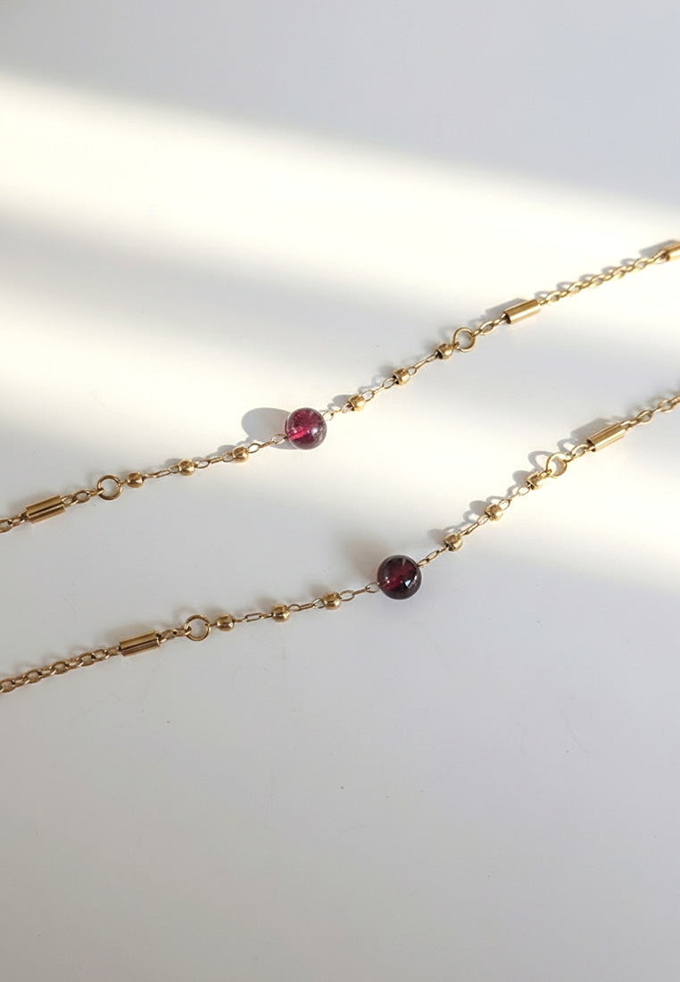 Scarlet Red Garnet Bracelet Scarlet Red Garnet Bracelet