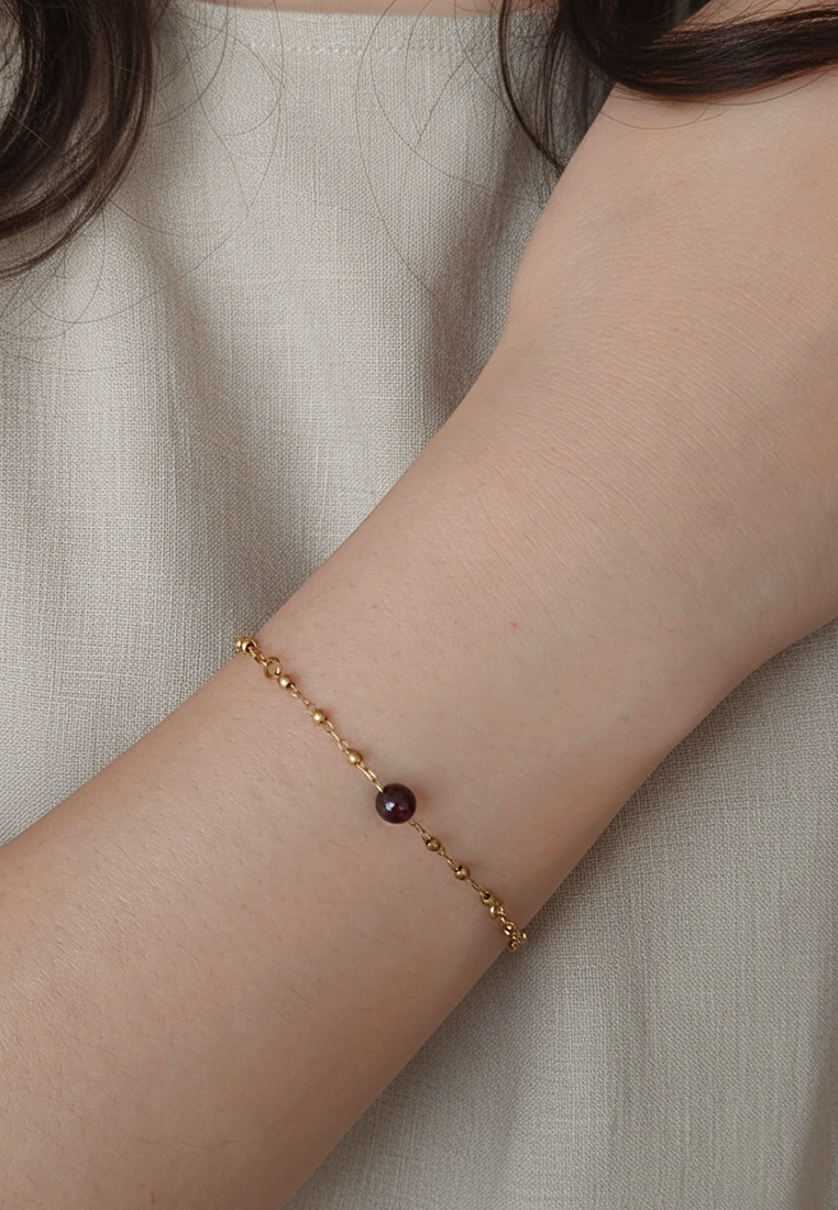 Scarlet Red Garnet Bracelet Scarlet Red Garnet Bracelet