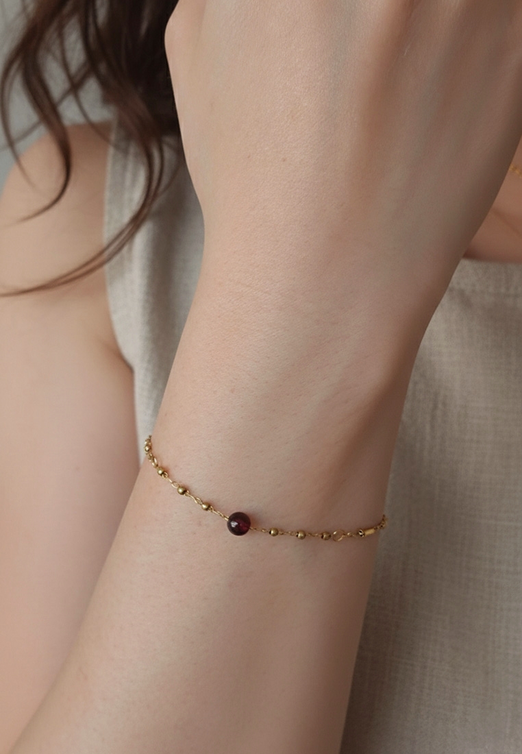 Scarlet Red Garnet Bracelet Scarlet Red Garnet Bracelet