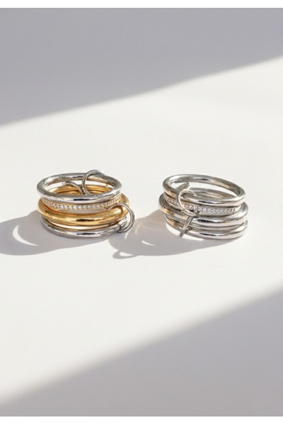 4 x Eternity Interlocking Ring