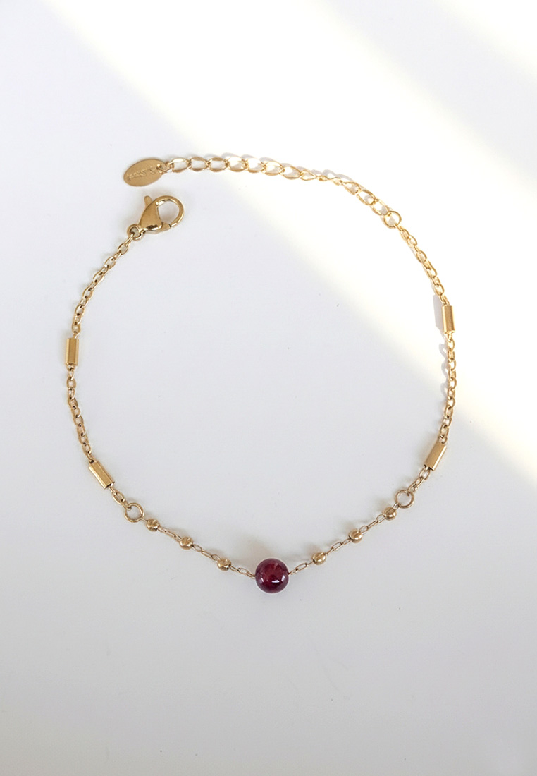 Scarlet Red Garnet Bracelet Scarlet Red Garnet Bracelet