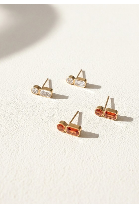 Dusk Gem Duo Studs