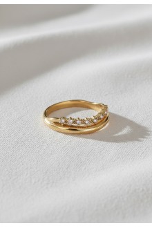 The Duo Pavé Ring
