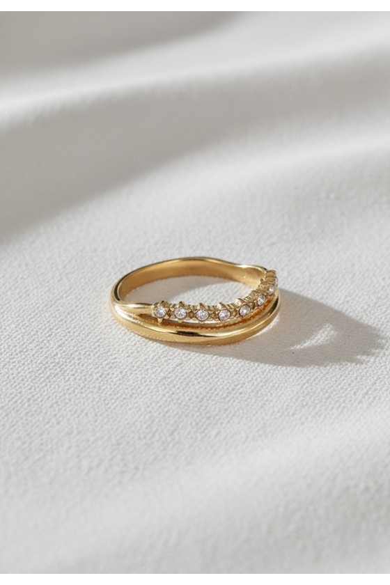 The Duo Pavé Ring