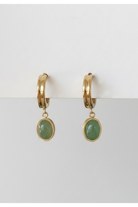 Aventurine Drop Earrings