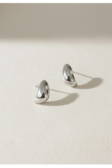 Liquid Curve Stud Earrings