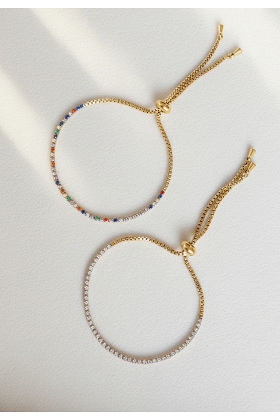 Iris Slider Tennis Bracelet