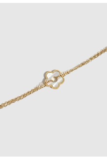 Mother-of-Pearl Floral Bracelet