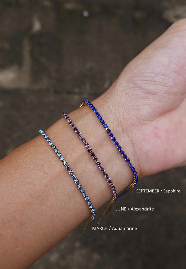 Birthstone Tennis Bracelet Birthstone Tennis Bracelet
