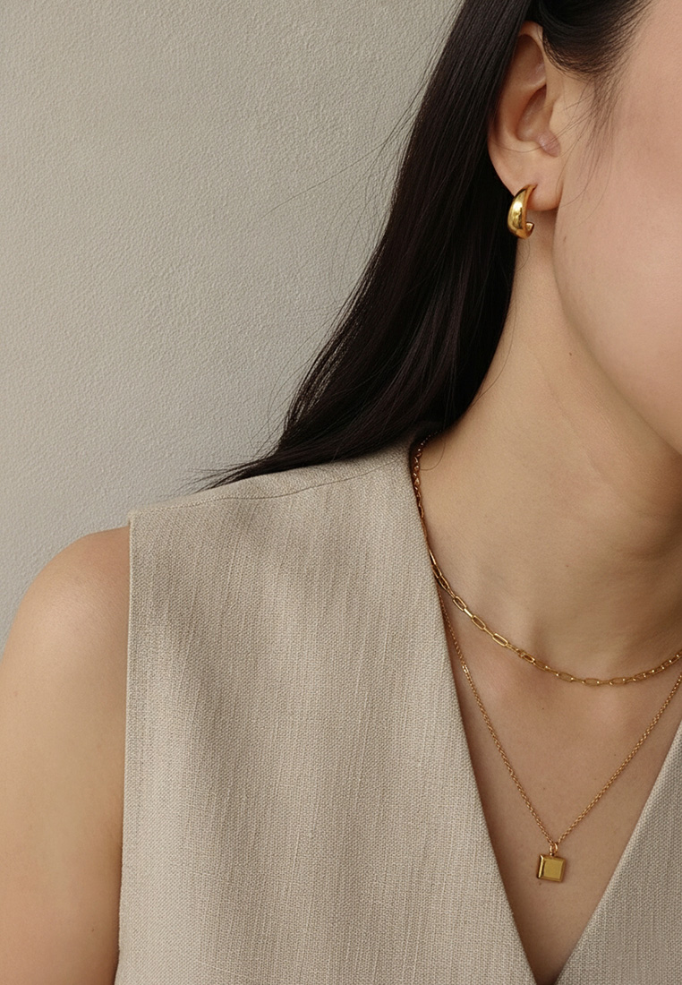 Everyday Crescent Hoops Everyday Crescent Hoops