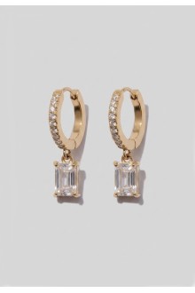 Teigen Huggie Hoop Earrings