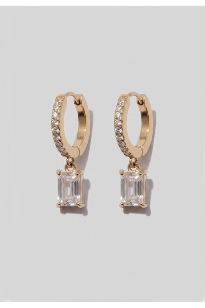 Teigen Huggie Hoop Earrings