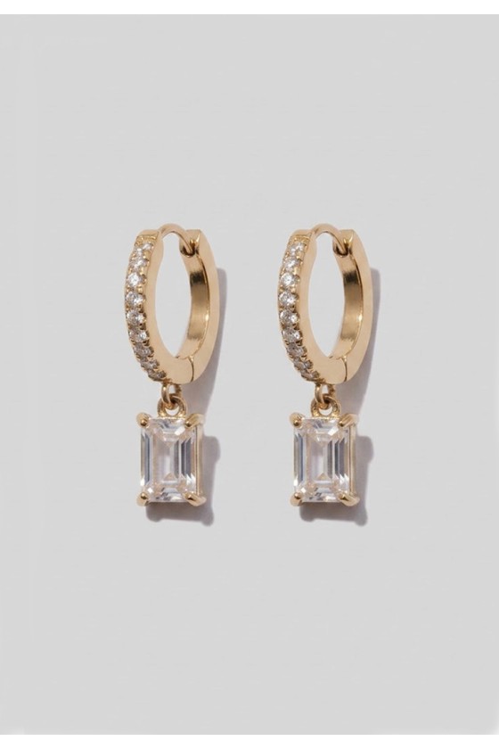 Teigen Huggie Hoop Earrings