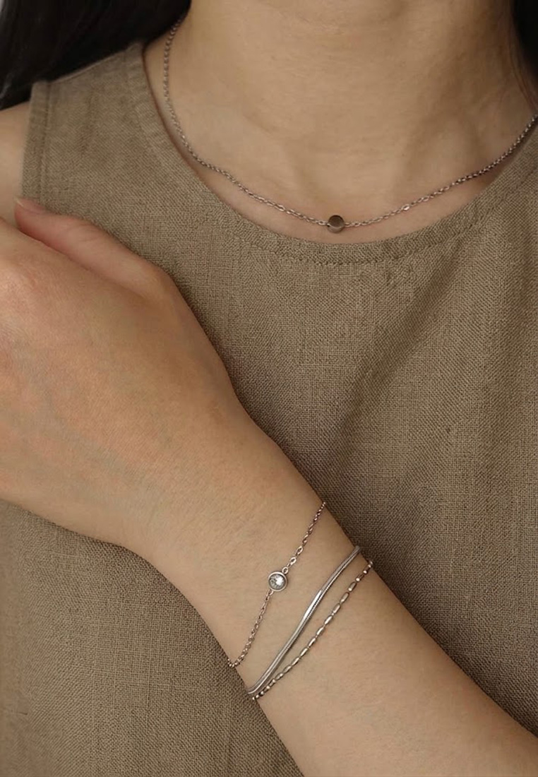 Jae Herringbone Layer Bracelet Jae Herringbone Layer Bracelet